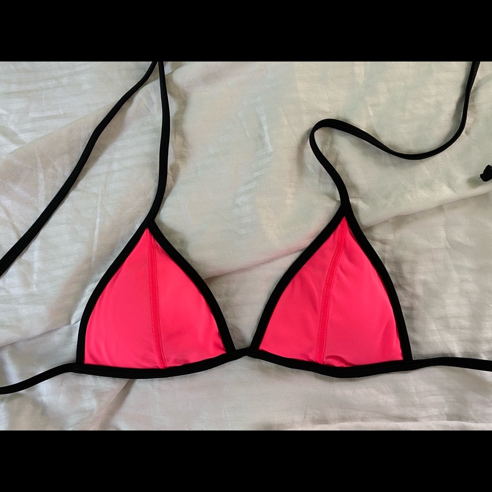 BOGO FREE VS Pink Triangle Bikini Top